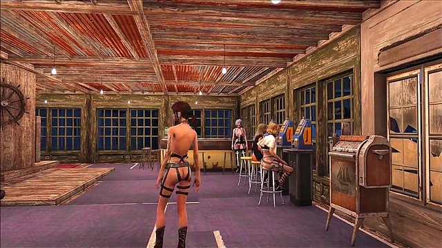 Teen Fallout 4 Slave Shows Off Sexy Fashion During Intense Hentai Action