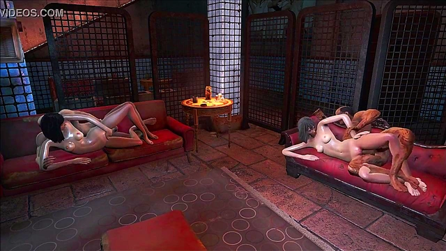 Anime Fallout 4 Threesome – Hot Fucking & Orgy Action