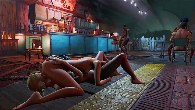 Anime Fallout 4 Threesome – Hot Fucking & Orgy Action