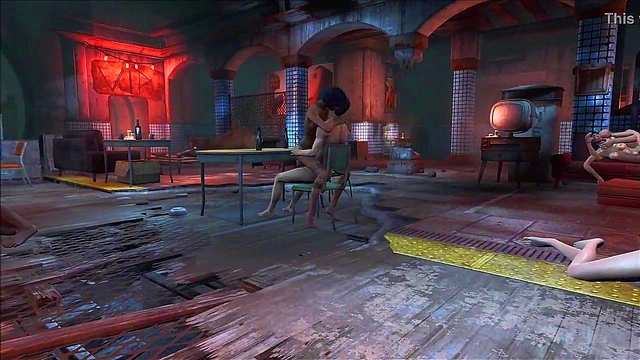 Anime Fallout 4 Threesome – Hot Fucking & Orgy Action