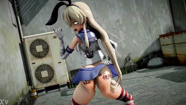 MMD Kankore Style – Cute Anime Girls In Sexy Action On Island Paradise