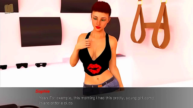 Teen With Big Tits & Ass Seduces In Erotic 3D Hentai Visual Novel Sex Game