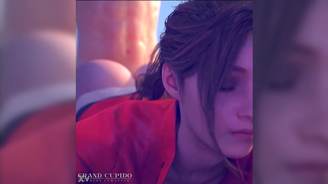 Claire From Resident Evil Gets Hardcore 3D Anime Pussy Pound With Big Tits&BIG Dick