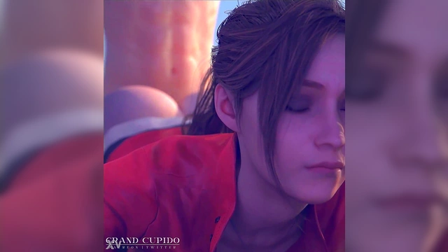 Claire From Resident Evil Gets Hardcore 3D Anime Pussy Pound With Big Tits&BIG Dick