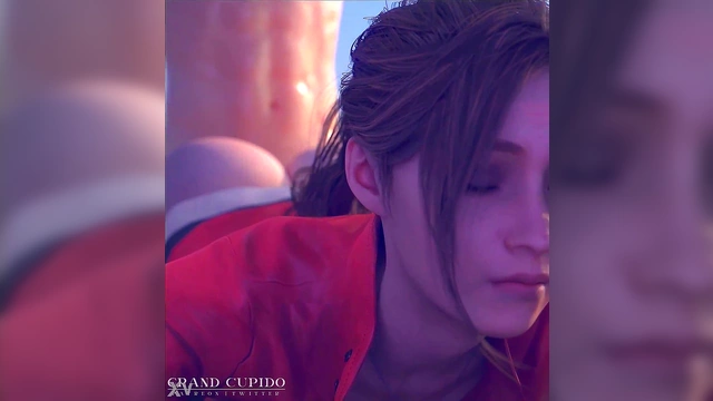 Claire From Resident Evil Gets Hardcore 3D Anime Pussy Pound With Big Tits&BIG Dick