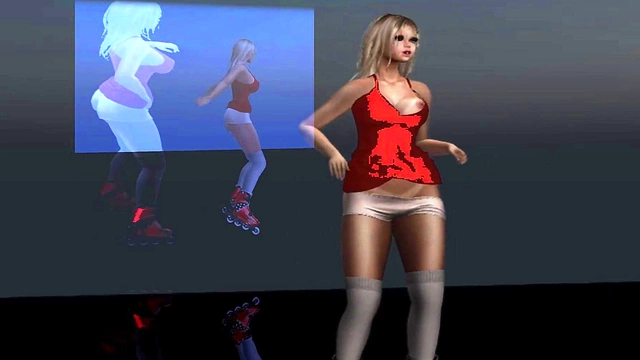 Hentai SkaterGirl Shows Off Outdoor Public Action & Anime Fun