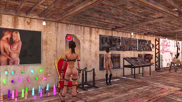 Sexy Teen Brunette in Fallout 4 Nude Mod Shows Off Hot Anime Fashion