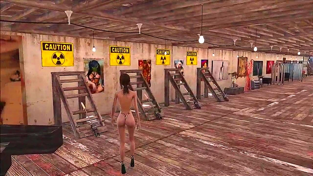 Sexy Teen Brunette in Fallout 4 Nude Mod Shows Off Hot Anime Fashion