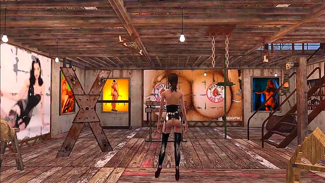 Sexy Teen Brunette in Fallout 4 Nude Mod Shows Off Hot Anime Fashion