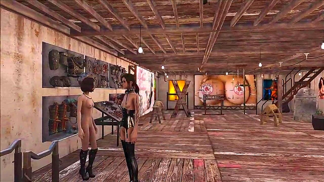 Sexy Teen Brunette in Fallout 4 Nude Mod Shows Off Hot Anime Fashion