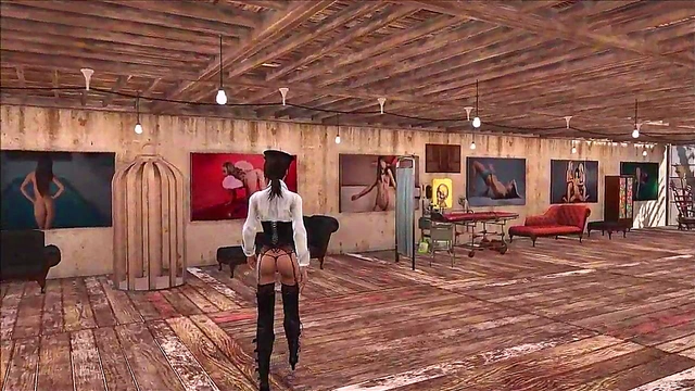 Sexy Teen Brunette in Fallout 4 Nude Mod Shows Off Hot Anime Fashion