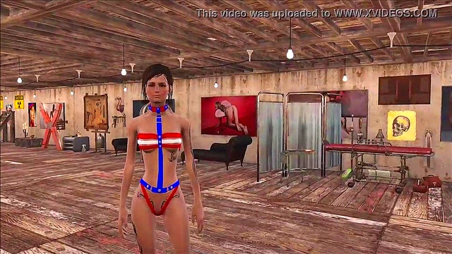Sexy Teen Brunette in Fallout 4 Nude Mod Shows Off Hot Anime Fashion
