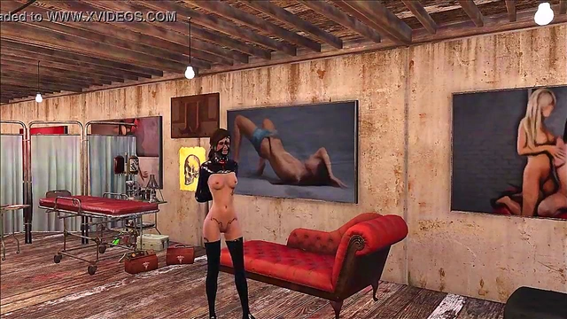 Sexy Teen Brunette in Fallout 4 Nude Mod Shows Off Hot Anime Fashion