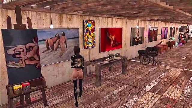 Sexy Teen Brunette in Fallout 4 Nude Mod Shows Off Hot Anime Fashion