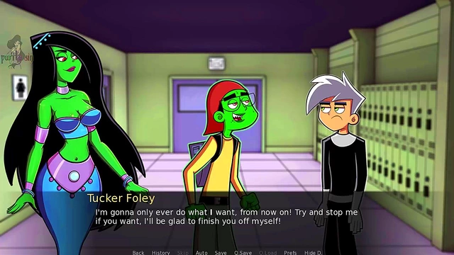 Hypnotized Cheerleader Seduces Danny Phantom With Big Tits & Magic Genie Powers