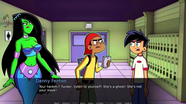Hypnotized Cheerleader Seduces Danny Phantom With Big Tits & Magic Genie Powers
