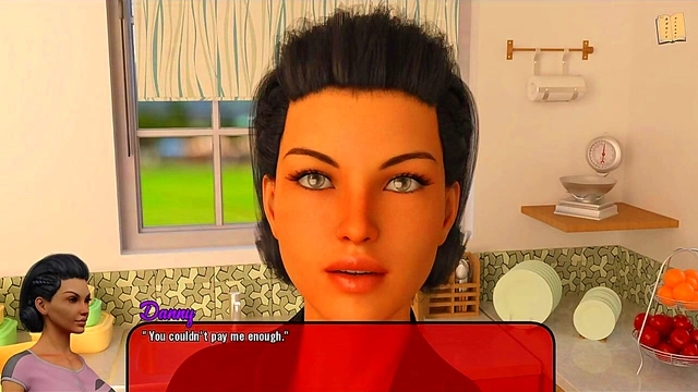 Horny Cartoon Alexandra Seduces You in Erotic Game Walkthrough