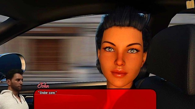 Horny Cartoon Alexandra Seduces You in Erotic Game Walkthrough