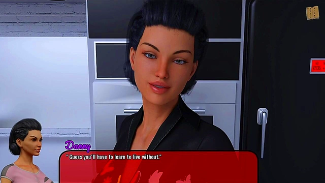 Horny Cartoon Alexandra Seduces You in Erotic Game Walkthrough