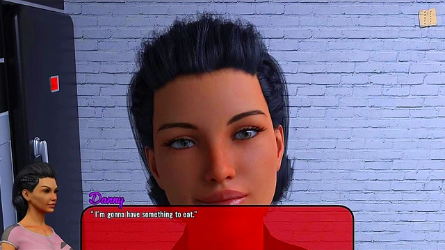 Horny Cartoon Alexandra Seduces You in Erotic Game Walkthrough