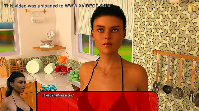 Horny Cartoon Alexandra Seduces You in Erotic Game Walkthrough
