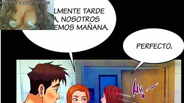 Hot Anime Step-Aunt Seduces in Chapter 23 for Sizzling Scene