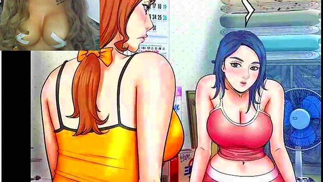 Hot Anime Step-Aunt Seduces in Chapter 23 for Sizzling Scene