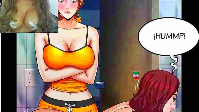 Hot Anime Step-Aunt Seduces in Chapter 23 for Sizzling Scene