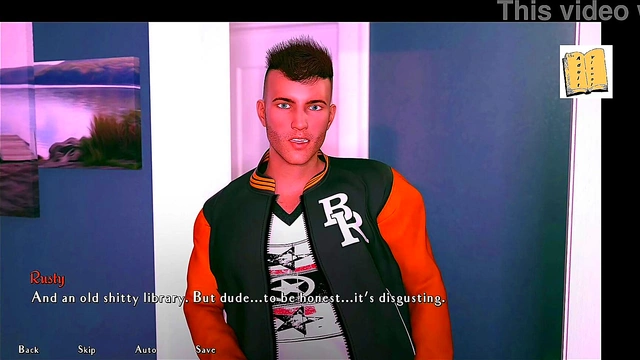 Blonde Teen Chick Rides Dick In College 3D Hentai Sex Game Walkthrough