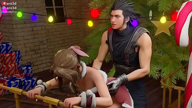 Ero3D Christmas With Aerith – Uncensored FF7 Anime Sex Adventure