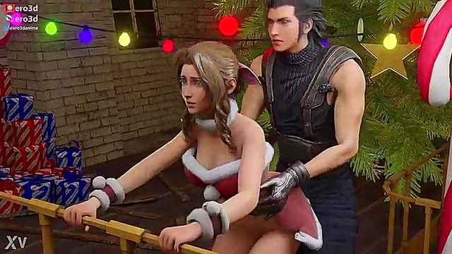 Ero3D Christmas With Aerith – Uncensored FF7 Anime Sex Adventure