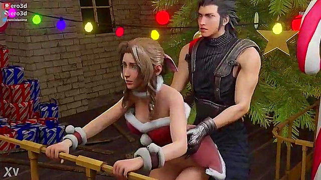 Ero3D Christmas With Aerith – Uncensored FF7 Anime Sex Adventure