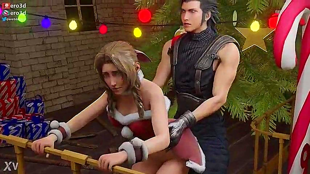 Ero3D Christmas With Aerith – Uncensored FF7 Anime Sex Adventure