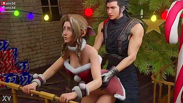 Ero3D Christmas With Aerith – Uncensored FF7 Anime Sex Adventure