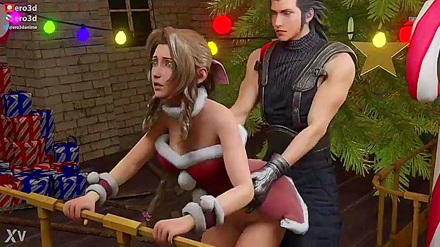 Ero3D Christmas With Aerith – Uncensored FF7 Anime Sex Adventure