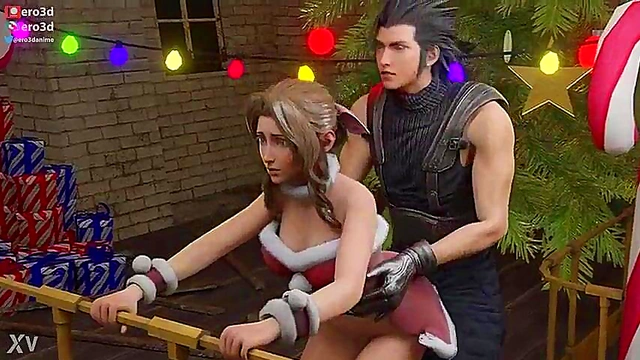 Ero3D Christmas With Aerith – Uncensored FF7 Anime Sex Adventure