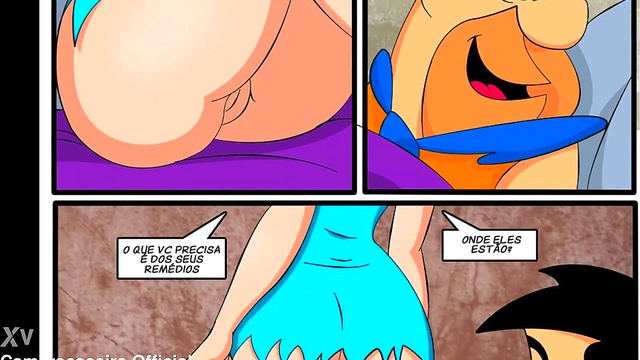 Flintstones Parody – Neighbors Get Naughty On steamy Christmas Eve Cartoons