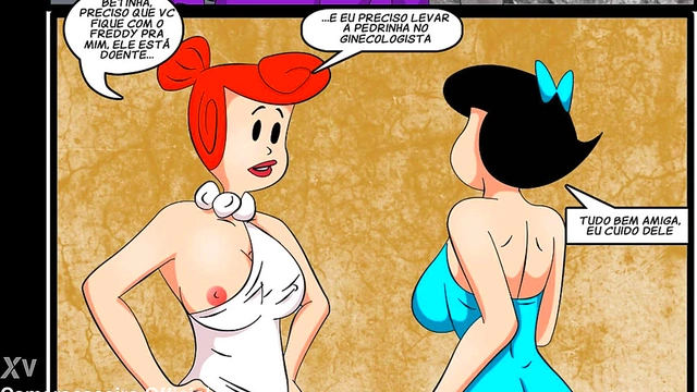 Flintstones Parody – Neighbors Get Naughty On steamy Christmas Eve Cartoons
