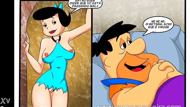 Flintstones Parody – Neighbors Get Naughty On steamy Christmas Eve Cartoons
