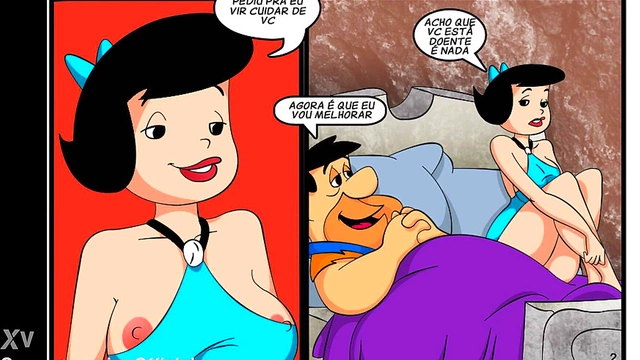 Flintstones Parody – Neighbors Get Naughty On steamy Christmas Eve Cartoons