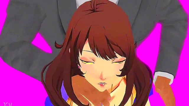 Hypnotized Anime Babe Sucks Cock In Intense 3D Blowjob Scene