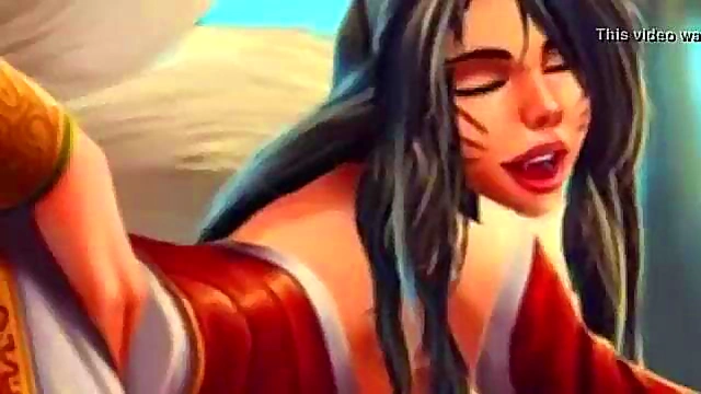 League of Legends Ahri Gets Doggy Style Creampie In Furry Hentai Action