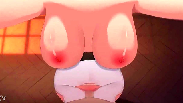 Sexy Jean from Genshin Impact Shows Off Boobs in Steamy Hentai Sex Scene