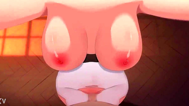 Sexy Jean from Genshin Impact Shows Off Boobs in Steamy Hentai Sex Scene