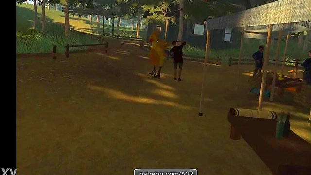 Step Into The VR Zone – 3D Animated Hentai Couple Enjoy Intense Virtual Sex