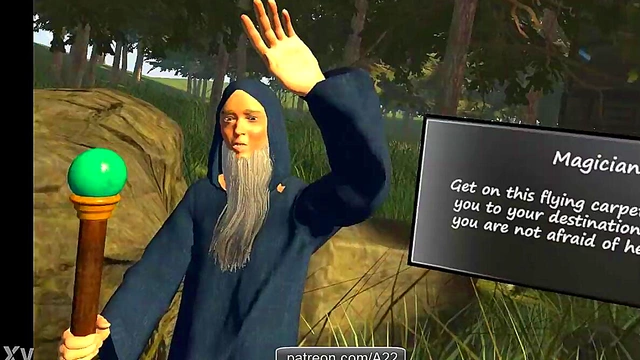 Step Into The VR Zone – 3D Animated Hentai Couple Enjoy Intense Virtual Sex