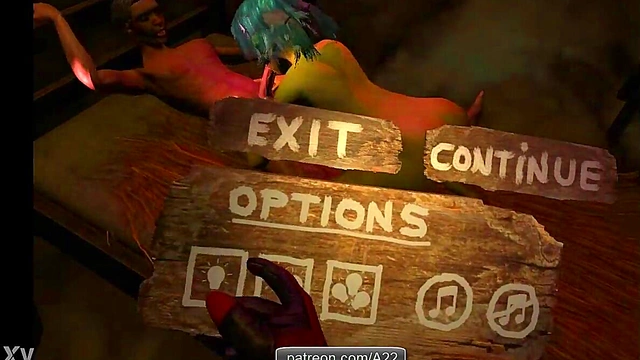 Step Into The VR Zone – 3D Animated Hentai Couple Enjoy Intense Virtual Sex