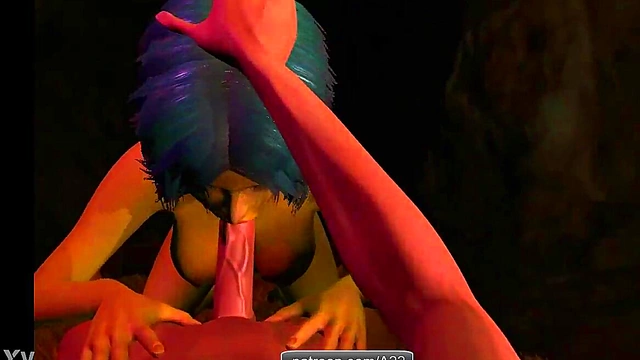 Step Into The VR Zone – 3D Animated Hentai Couple Enjoy Intense Virtual Sex