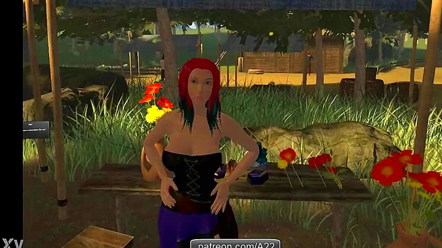 Step Into The VR Zone – 3D Animated Hentai Couple Enjoy Intense Virtual Sex