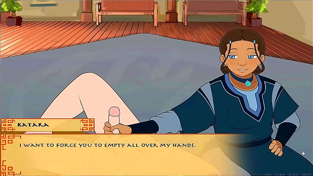 Katara Gives Hand Job To Avatar Trainer In Hot Hentai Action
